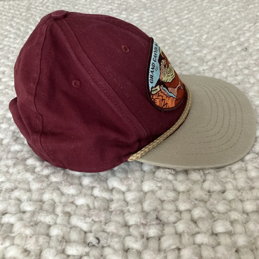 Sendero Provisions Co. Hat Cap Adult Red Snapback‎ Roped Rio Grande River